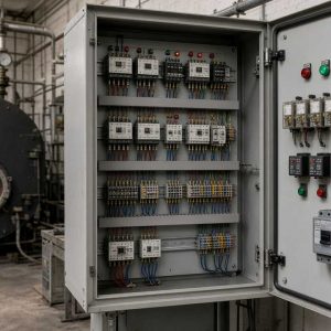 Щит автоматики безопасности газовой промышленной котельной
